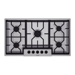 Bosch 300 Series 36" Gas Cooktop, Stainless Steel | NGM3654UC - Cooktops