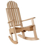 Hershy Way - Cypress Rocker - Bring relaxation and classic style to your backyard with the Cypress Rocker! This lovely piece offers the natural beauty and durability of cypress wood in a gorgeous and convenient design. Its hardware is made of quality stainless steel. Place it on a porch, in a garden, or in a cozy nook of your home to make your space into a rejuvenating retreat with the help of this timeless piece.