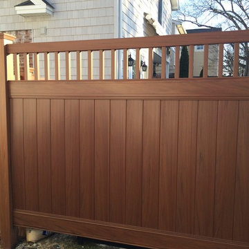 Woodgrain Vinyl Fences & Gates