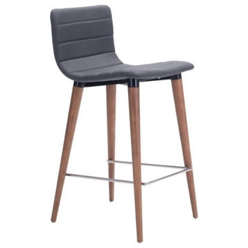 ZUO Jericho Counter Chair (Set of 2) Gray