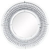 Glam Silver Glass Wall Mirror 562563
