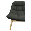 Maja Lounge Chair, Dark Gray