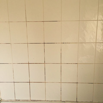 Cleaning and Sealing a Mouldy Ceramic Tiled Shower in Galgate
