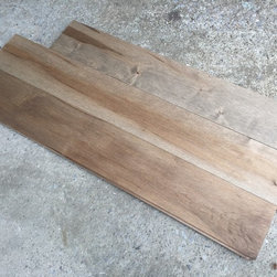 Hard maple 5'' oiled 50% charcoal 50% natural - Hardwood Flooring