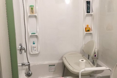 Inspiration for a modern bathroom remodel in Other