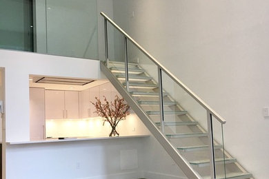 Illuminated Glass Staircases, Luxury Condo Development Project
