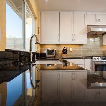Encinitas Kitchen Remodel with Black Countertops