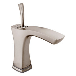 Delta Tesla&reg; Single Hole - Single Handle-4&Prime; plate - Bathroom Sink Faucets