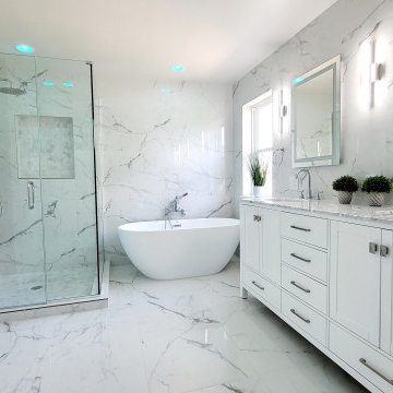 Modern Main Bathroom amazing transformation