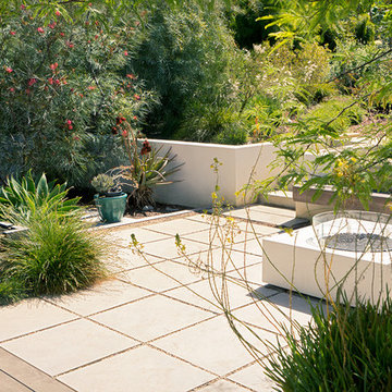 Rear Patio and Deck Area with Fire Pit
