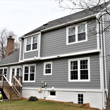 HardiePlank Beaded Siding | Gray Slate | Reston, VA 20194