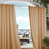 Outdoor Grommet Top Curtain Panel, Khaki, 50"x108"