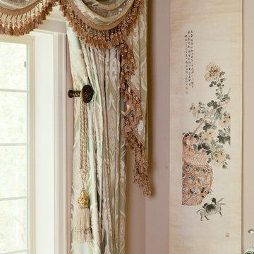 Valance curtains with swags and tails by celuce.com