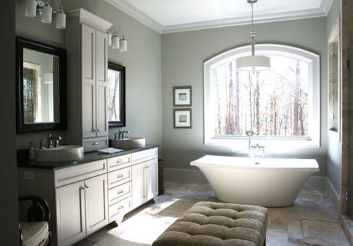 Master Bathroom Photography of Donald Gardner home plans