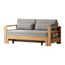 Oak Gray - Coconut Palm Cushion Sofa Bed 54.3x30.9 - 76.8x31.1