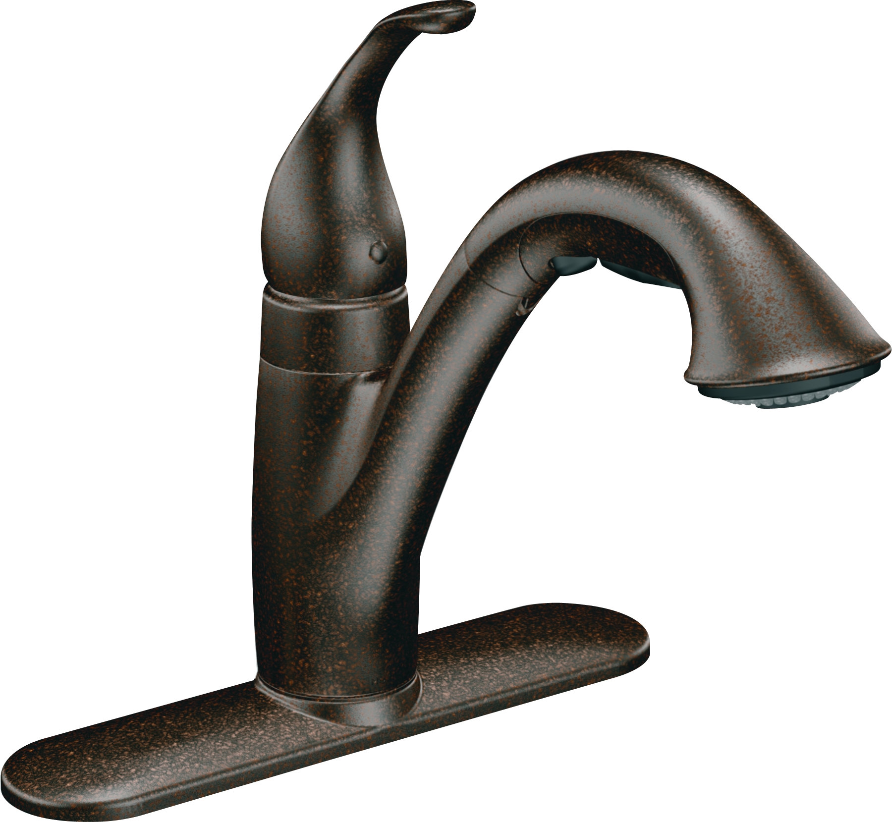 Moen Camerist Oil Rubbed Bronze One-Handle Pullout Kitchen Faucet ...