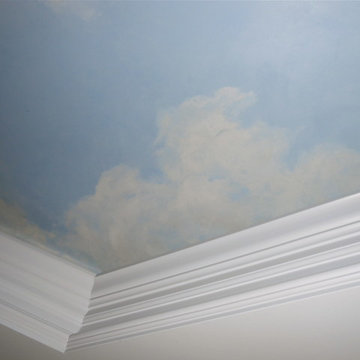 custom painted ceiling