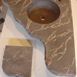 Custom Integral Concrete Sink - Bathroom Sinks