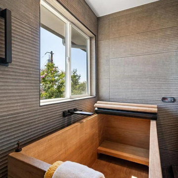 Modern & Natural Bathroom Remodel