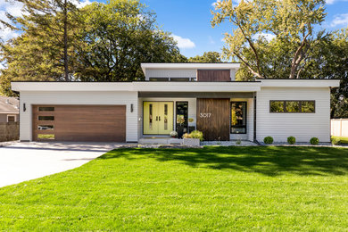 1960s exterior home idea in Minneapolis