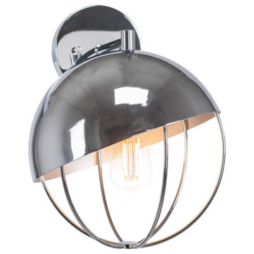Neo 1 Light Wall Sconce In Chrome (1514-CH-LED18C)
