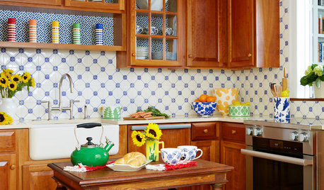 Houzz Tour: Patterns and Prints Play Nicely in Virginia