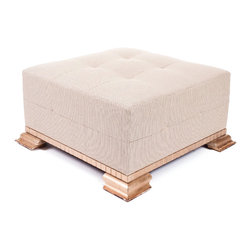 Custom Horsehair Ottoman - Products