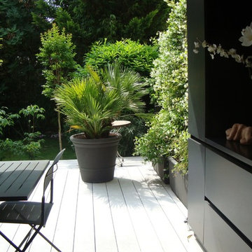 Un appartement avec terrasse et jardin