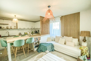 Idées déco pour un salon scandinave.