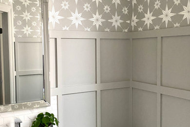 Bathroom - farmhouse bathroom idea in Toronto