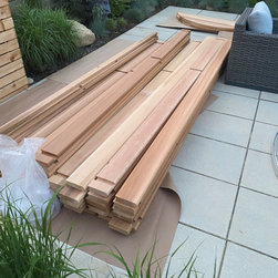 Unloading the Sauna Kit - Barrel - Saunas
