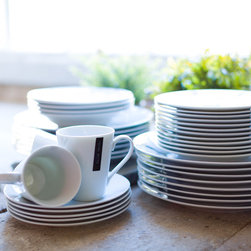 'China White' Mug , plates - Tableware