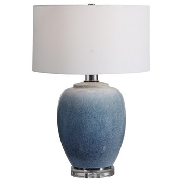 Uttermost Blue Waters Ceramic Table Lamp 28435-1
