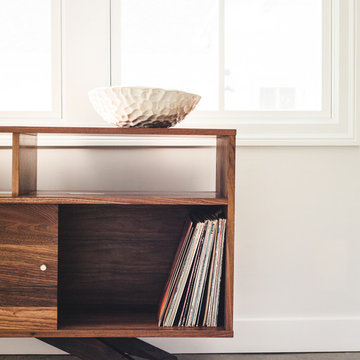 The Mid Century Record Storage Console