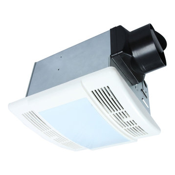Ultra Quiet 90 CFM 1.5 Sone Bathroom Exhaust Fan, LED Lights