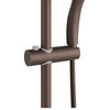 Kauai Brass Rain Shower System With Handheld, 1.8 GPM, Oil Rubbed Bronze