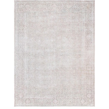 Pasargad Vintage Lahores Hand-Knotted Lamb's Wool Area Rug, 9'x12'2"