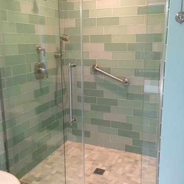 Custom Bathrooms By : S & S Fine Homes, Ltd.