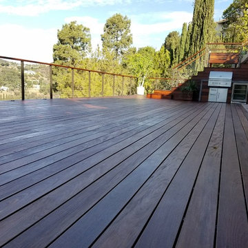 Multi-level Deck on Hillside in Mount Olympus