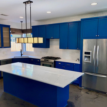 Rosedale Austin Kitchen Remodel with Benjamin Moore Mistral Cabinets