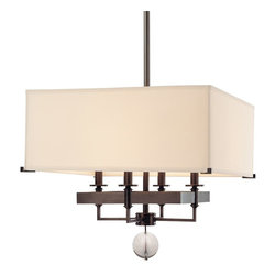 Hudson Valley Lighting - Hudson Valley  5645OB  Four Light Chandelier  Gresham Park  Old Bronze - Chandeliers