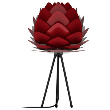 Aluvia Table Lamp, Ruby/Black