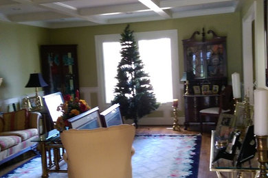 Inspiration for a modern family room remodel in Other