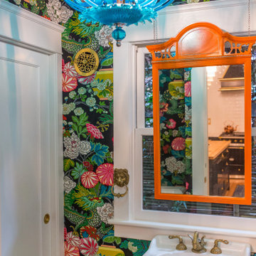 Art Deco Inspired Kitchen & Powder Room