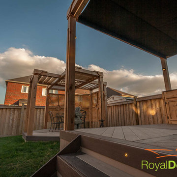 Deck with octo pergola