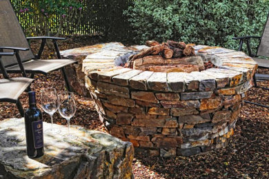 Patio - rustic patio idea in Other