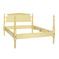 Farmhouse Spool Lowpost Bed - Beds