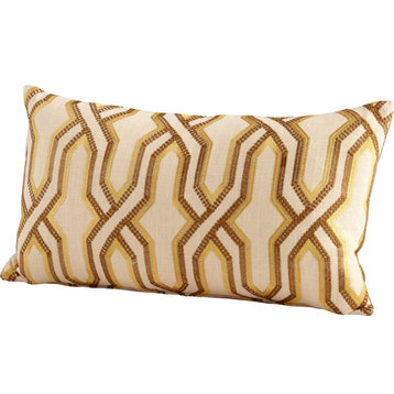 Twist and Turn Pillow, Yellow