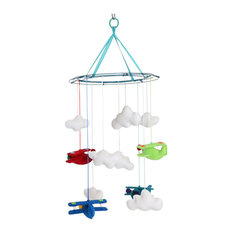 Eclectic Nursery Hawaii Pillowed - Planes Mobile - Baby Mobiles