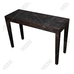 HORN INLAY SIDE TABLE - Furniture